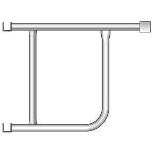 Corner guardrail