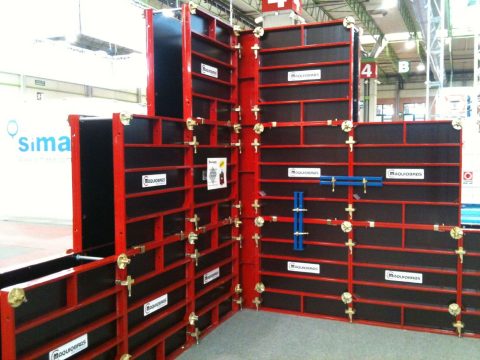 Chapas de muro ligeras manuportables