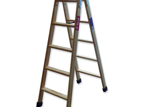 Wooden ladder