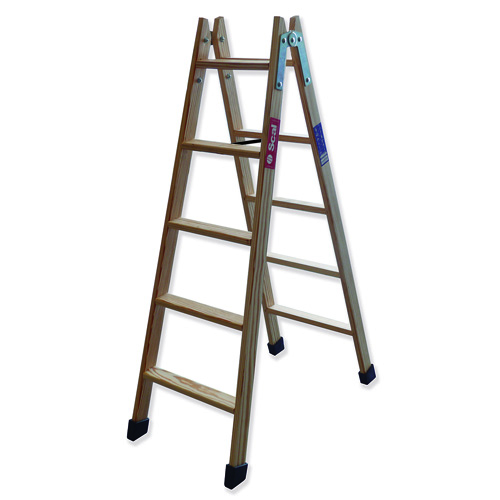 Wooden ladder