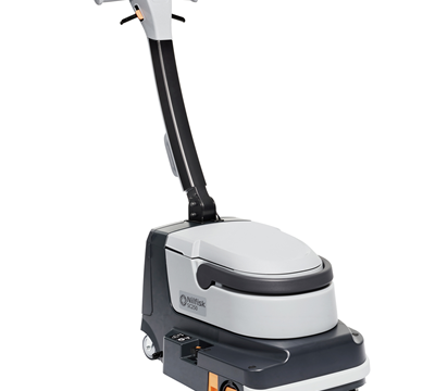 Walk-behind scrubber driers