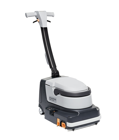 Walk-behind scrubber driers