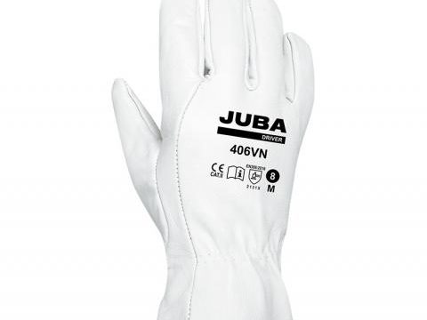 Grain leather glove