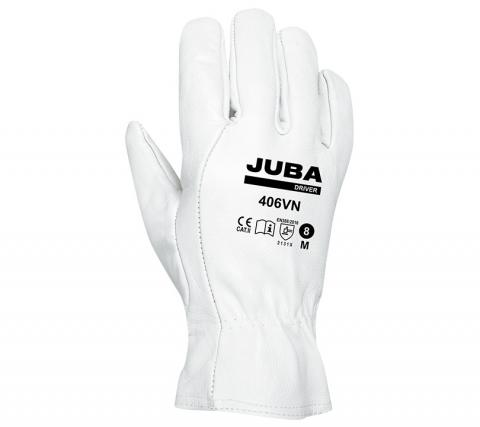 Grain leather glove