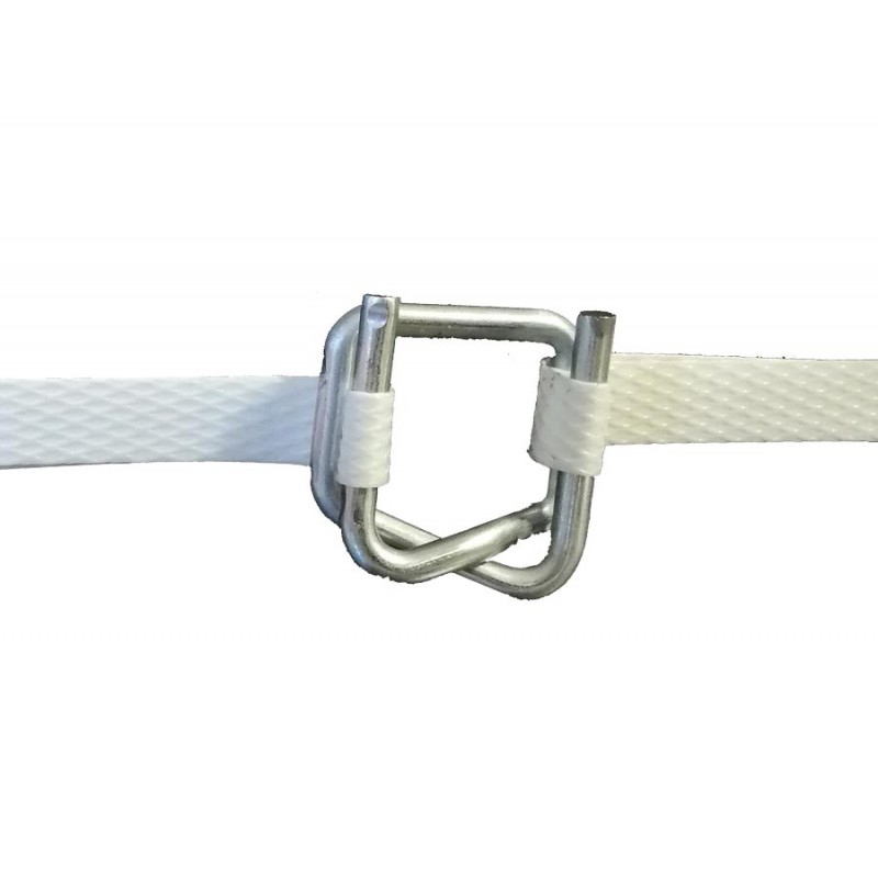 Textile strapping buckles