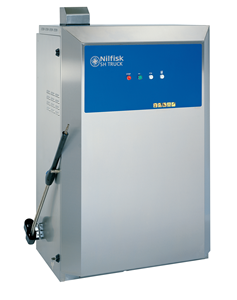 Stationary pressure washers