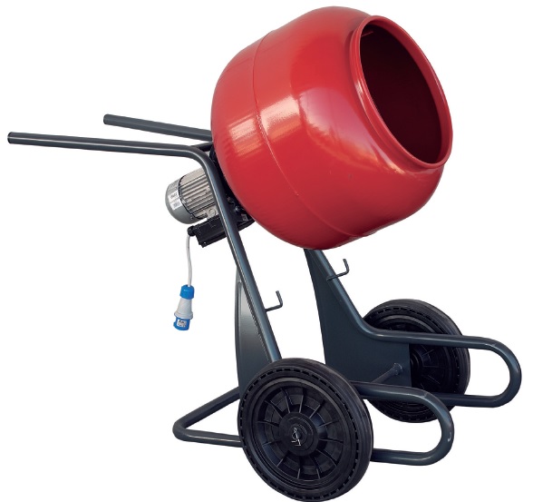 Direct-drive concrete mixers
