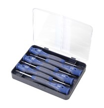 Screwdriver sets in plastic case