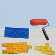 Vertical coating moulds and rollers