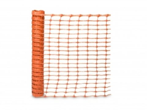 Orange barrier mesh