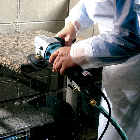 Wet stone polishers