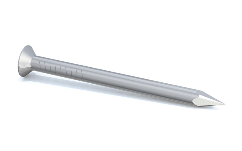 Flat-head steel nails