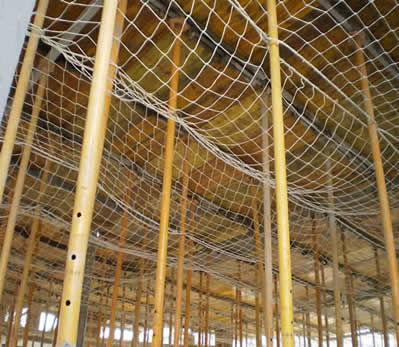 Under-slab safety nets