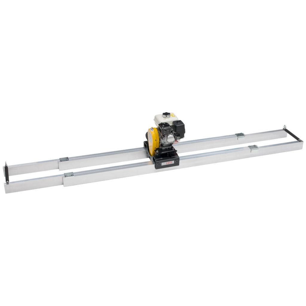 Double vibrating screed