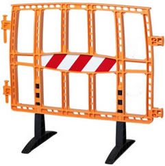 Plastic barriers